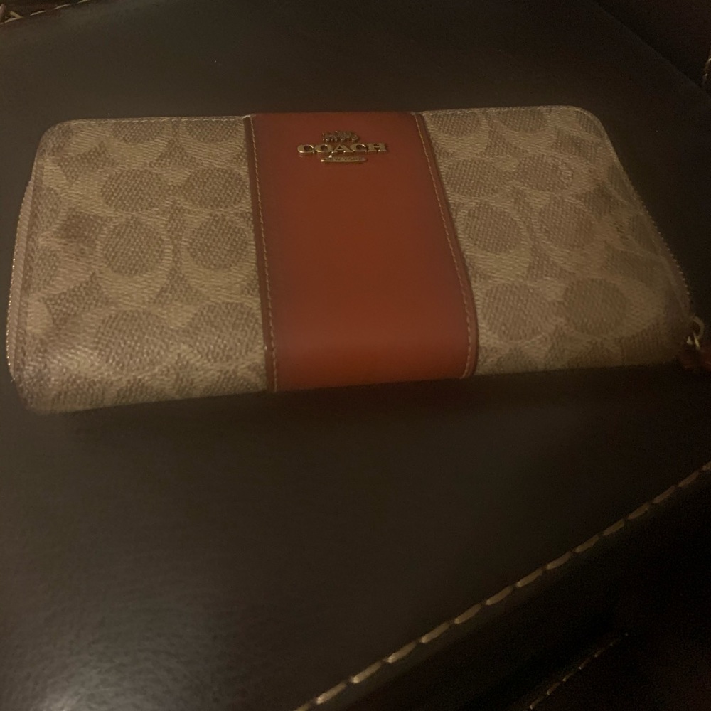 Coach Signature Full Size Wallet